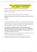 LPA 1 PSYCH EXAM QUESTIONS AND CORRECT ANSWERS&excl;&excl;