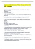  Legal and Ethical Issues of Elder Abuse - Unitek LVN quiz 23-solved