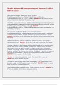 Mendix Advanced Exam questions and Answers Verified  100&percnt; Correct