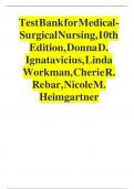 Test Bank For Medical-Surgical Nursing Concepts for Inter professional Collaborative Care 10th Edition by Donna Ignatavicius&comma; 9780323612425&comma; Chapter 1-69 Complete Questions and Answers A&plus;