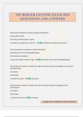 MN BOILER LICENSE EXAM 2025 QUESTIONS AND ANSWERS