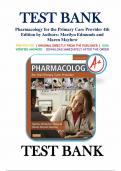Test Bank for Pharmacology for the Primary Care Provider&comma; 4th Edition Edmunds
