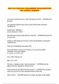WGU C214 FINANCIAL MANAGEMENT EXAM QUESTIONS AND CORRECT ANSWERS