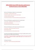 CRPC EXAM&sol; Actual CRPC Questions with Correct Verified Answers&sol; Latest 2024&sol;2025&period;