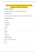 NURS 1003 EXAM PREP-QUESTIONS AND 100&percnt; VERIFIED CORRECT ANSWERS&excl;