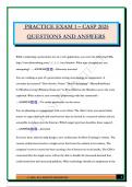PRACTICE EXAM 1 &ndash; CASP 2025 QUESTIONS AND ANSWERS