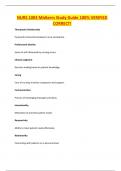NURS 1003-QUESTIONS AND 100&percnt; VERIFIED CORRECT ANSWERS&excl;