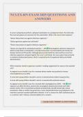 NCLEX-RN EXAM 2025 QUESTIONS AND ANSWERS