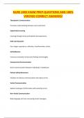 NURS 1003 EXAM PREP-QUESTIONS AND 100&percnt; VERIFIED CORRECT ANSWERS&excl;