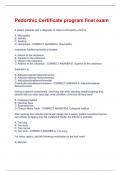 Pedorthic Certificate program final exam Questions And Correct Answers &vert;100&percnt; Verified &vert;Guaranteed Success &vert; 2025 update