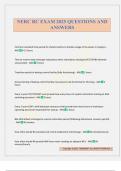 NERC RC EXAM 2025 QUESTIONS AND ANSWERS