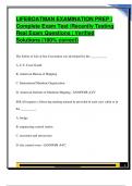LIFEBOATMAN EXAMINATION PREP &vert;  Complete Exam Test &vert;Recently Testing  Real Exam Questions &vert; Verified  Solutions &lpar;100&percnt; correct&rpar; 