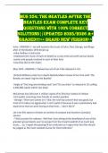 Mus 354&colon; The Beatles after the  Beatles Exam Complete Key  Questions with 100&percnt; Correct  Solutions&vert;&vert;UPDATED 2025&sol;2026 A&plus;  GRADED&excl;&excl;&excl;<< BRAND NEW VERSION