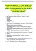 NSG 521 &lpar;ALL MODULES 1-3&rpar; FINAL EXAM STUDY  GUIDE 2025&sol;2026 ACCURATE QUESTIONS AND  CORRECT DETAILED ANSWERS WITH RATIONALES  &vert;&vert; 100&percnt; GUARANTEED PASS  <BRAND NEW VERSION> 