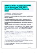 D096 Fund Of Diverse Learners Exam Questions With 100&percnt; Correct And Verified Answers 2025