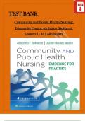 EXAM&excl;&excl;&excl;EXAM&excl;&excl;&excl;EXAM&excl;&excl;&excl; COMPLETE TESTBANK for Community and Public Health Nursing&colon;   Evidence for Practice&comma; 4th Edition &comma;   Chapters 1 - 25 &vert; All Chapters &comma;WRITTEN BY DESCOHPALMAH&period;