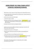AORN PERIOP 101 FINAL&lowbar;EXAM&lowbar;LATEST