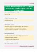 AAFCS TEXES Composite 200 Questions  and Correct Answers&sol; Latest Update &sol;  Already Graded