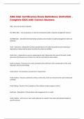 ASQ CQA Certification Exam Definitions 2025&sol;2026 &ndash;  Complete Q&A with Correct Answers
