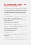 HRTM 421 FINAL EXAM WITH ALL CORRECT & 100&percnt; VERIFIED ANSWERS &lpar;UPDATED TO PASS&rpar;