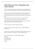 NUR 518 Exam 1 Ch&period; 1-6 Questions with correct answers 