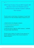 DOT Exam Bundle  Newest 2025 Complete  Questions And Correct Detailed Answers &lpar;Verified Answers&rpar; &vert;Already Graded A&plus;&vert;&vert;Brand New Version&excl;&excl;