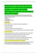 NSG318 EXAM 3 EXAM TEST BANK WITH ALL  VERSIONS OF THE EXAM WITH ALLMODULES  COVERED &vert; ACCURATE AND VERIFIED  QUESTIONS AND ANSWERS FOR GUARANTEED PASS&vert; LATEST UPDATE  