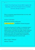 Gleim&rsquo;s FAA Final Exam Newest 2025 Complete 100  Questions And Correct Detailed Answers &lpar;Verified  Answers&rpar; &vert;Already Graded A&plus;