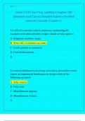 Gleim&rsquo;s CPA Test Prep Auditing Complete 100  Questions And Correct Detailed Answers &lpar;Verified  Answers&rpar; &vert;Already Graded A&plus; 