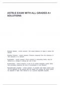 ASTB-E exam with all graded A&plus; solutions