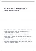 ASTB-E QUIZ QUESTIONS WITH VERIFIED ANSWERS