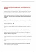 Balanced Body test out 2025&sol;2026 &ndash; Solved Questions and  Answers 