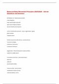 Balanced Body Movement Principles 2025&sol;2026 &ndash; Solved  Questions and Answers 