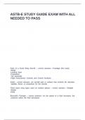 ASTB-E STUDY GUIDE EXAM WITH ALL NEEDED TO PASS