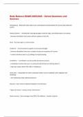 Body Balance EXAM 2025&sol;2026 &ndash; Solved Questions and  Answers
