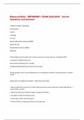 Balanced Body - REFORMER 1 EXAM 2025&sol;2026 &ndash; Solved  Questions and Answers
