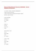 Balanced Body Reformer Exercises 2025&sol;2026 &ndash; Solved  Questions and Answers 