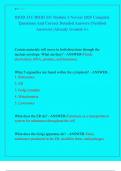 BIOD 331&sol; BIOD 331 Bundled Exams Newest 2025 Complete Questions And Correct Detailed Answers &lpar;Verified Answers&rpar; &vert;Already Graded A&plus;
