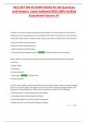 HESI Exit RN V6 Exam &ndash; All 160 Questions and Answers &ndash; 2025 Updated Version &ndash; Complete NCLEX-Style Test Preparation
