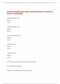 Starbucks barista drink guide Verified Questions and Correct  Answers &lpar;2025&sol;2026&rpar; 