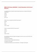 BESC 3010 Exam 2025&sol;2026 &ndash; Solved Questions with Correct  Answers