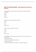 BESC 3010 EXAM 2025&sol;2026 &ndash; Solved Questions with Correct  Answers