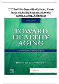 Test Bank for Toward Healthy Aging&colon; Human Needs and Nursing Response &lpar;11th Edition&comma; 2025&rpar; by Theris A&period; Touhy &ndash; Chapters 1&ndash;36 Complete