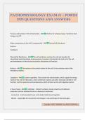 PATHOPHYSIOLOGY EXAM &num;1 &ndash; PORTH 2025 QUESTIONS AND ANSWERS