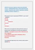 AZPOST Performance Objectives Study Guide 2025&sol;2026  ACTUAL  COMPREHENSIVE REAL EXAM QUESTIONS AND  CORRECT ANSWERS AND CORRECT ANSWERS &lpar;VERIFIED  ANSWERS&rpar; ALREADY GRADED A&plus;&excl;&excl;  