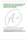 DANB ICE test review &lpar;study guide for ICE  exam&rpar; Questions & answers 2025 &lpar; A&plus;  GRADED 100&percnt; VERIFIED&rpar;