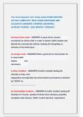 Tow Truck Operator Cert&period; Study Guide EXAM 2025&sol;2026  ACTUAL COMPLETE  REAL EXAM QUESTIONS AND  ACCURATE ANSWERS &lpar;VERIFIED ANSWERS&rpar; &vert;                        ALREADY PASSED &sol; 2025 NEWEST VERSION&excl;&excl; 