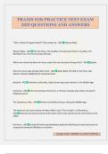 PRAXIS 5156 PRACTICE TEST EXAM 2025 QUESTIONS AND ANSWERS