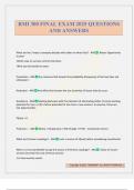 RMI 300 FINAL EXAM 2025 QUESTIONS AND ANSWERS