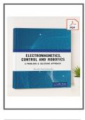 Electromagnetics Control and Robotics&colon; A Problems-Solutions Approach &lpar;1st Edition&comma; 2023&rpar; by Harish Parthasarathy &ndash; Covers All Chapters
